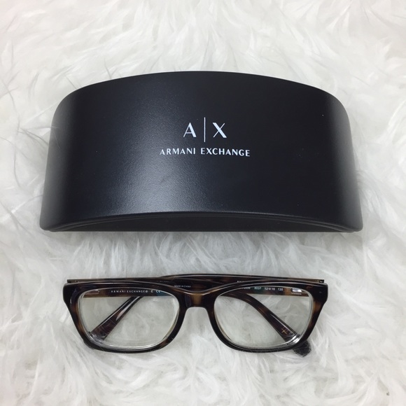 armani exchange tortoise eyeglasses